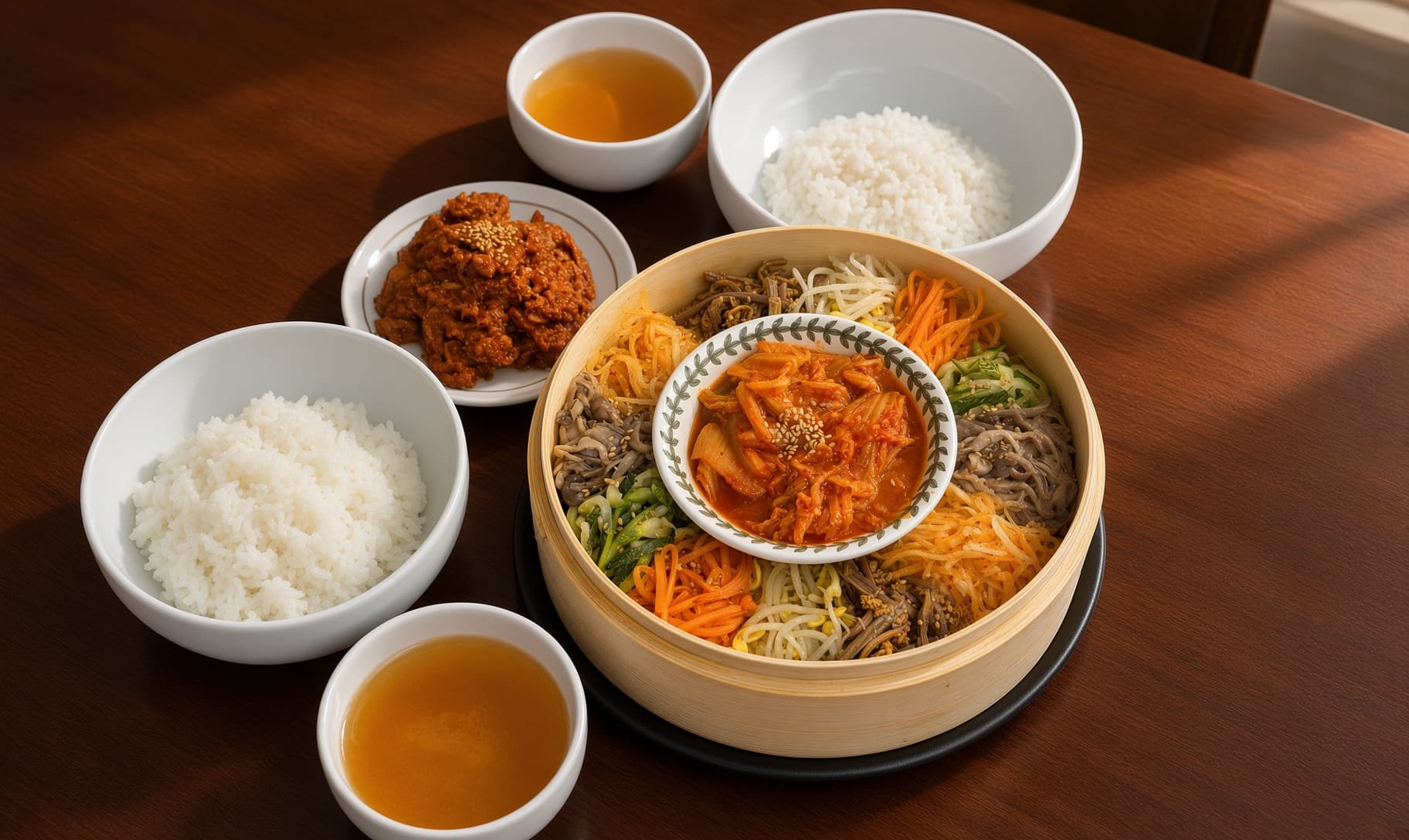Sojasauce-Bibimbap