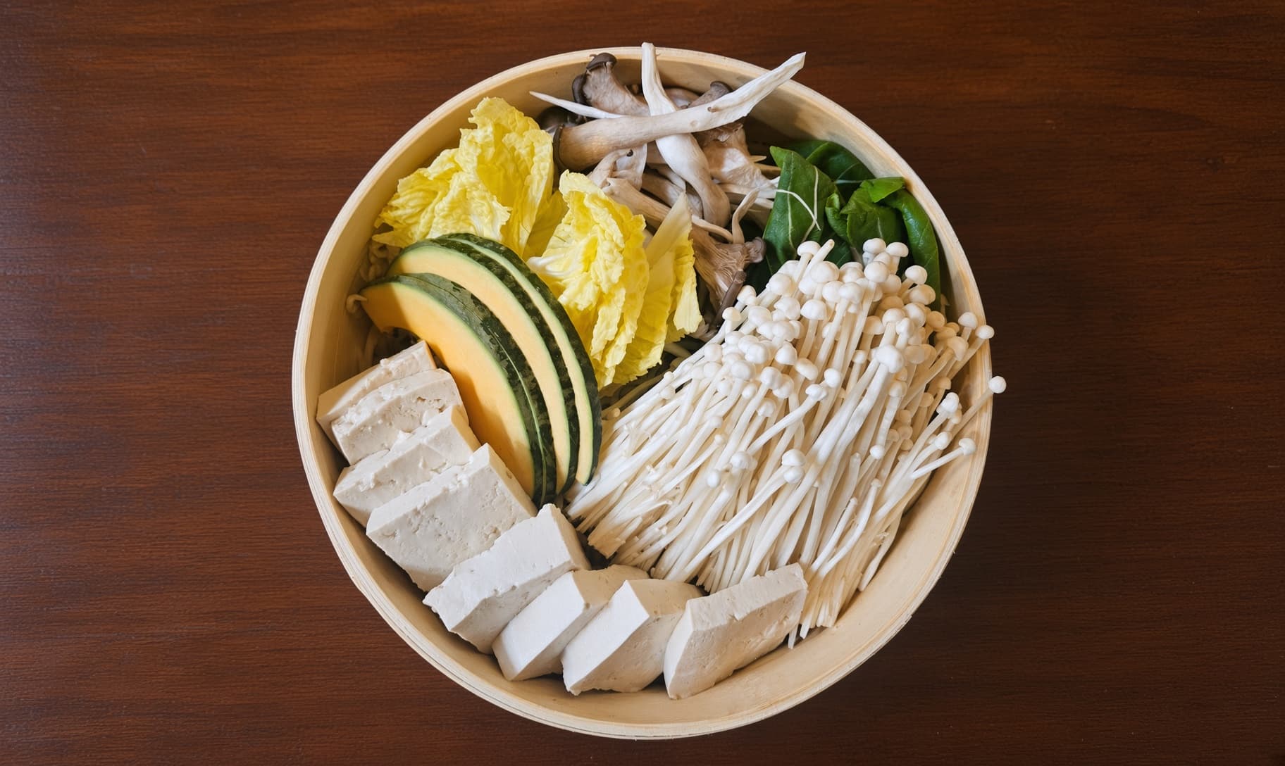 Gedämpftes Tofu-Gemüse